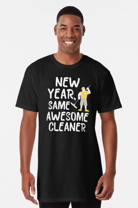 Same Awesome Cleaner Savvy Cleaner Funny Cleaning Shirts Long Tee