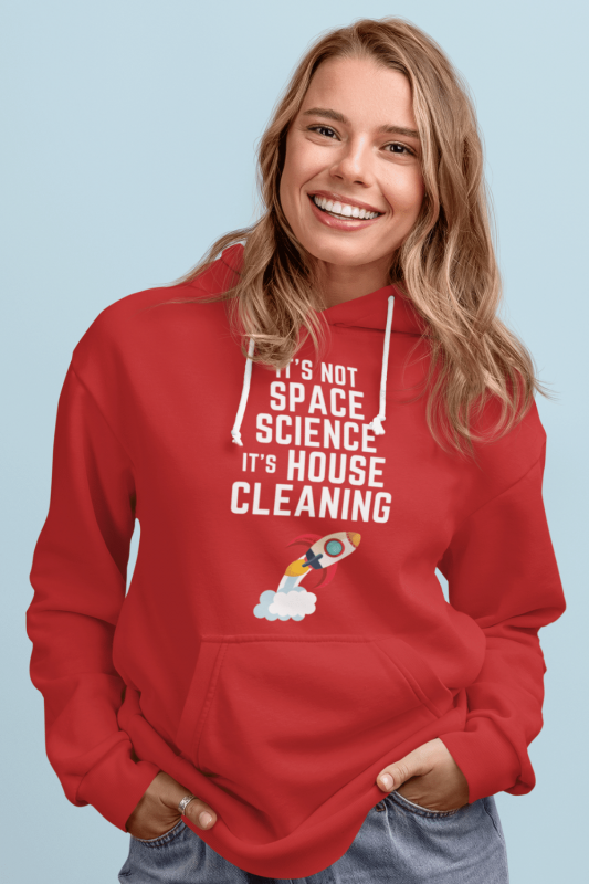 Space Science Savvy Cleaner Funny Cleaning Shirts Premium Pullover Hoodie