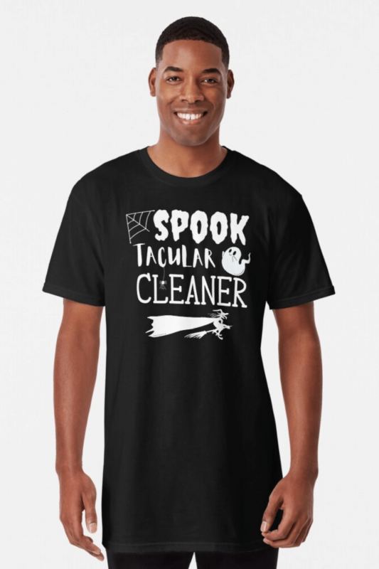 Spooktacular Cleaner Savvy Cleaner Funny Cleaning Shirts Long Tee