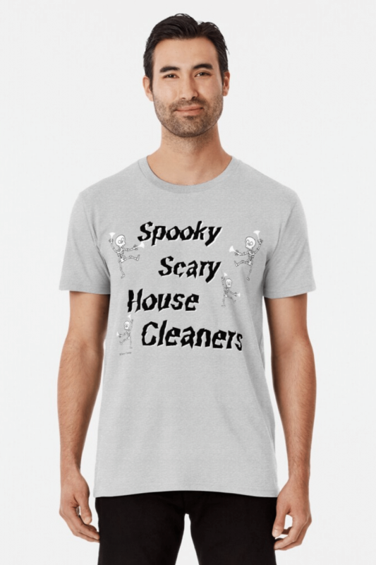 Spooky House Cleaners Savvy Cleaner Funny Cleaning Shirts Premium Tee
