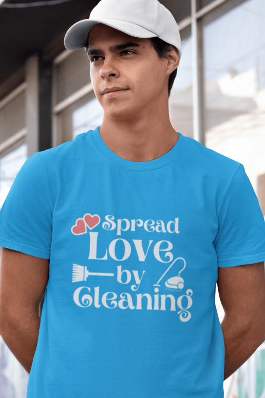 Spread Love By Cleaning Savvy Cleaner Funny Cleaning Shirts Premium T-Shirt
