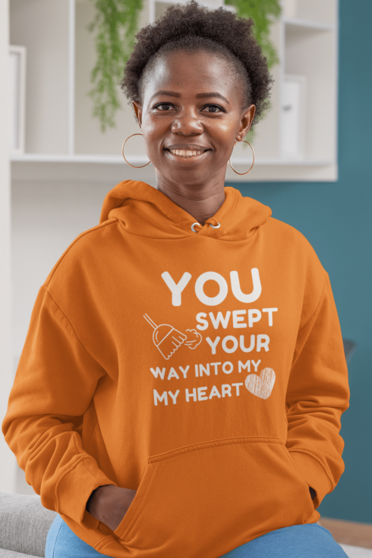 Swept Your Way Savvy Cleaner Funny Cleaning Shirts Classic Pullover Hoodie