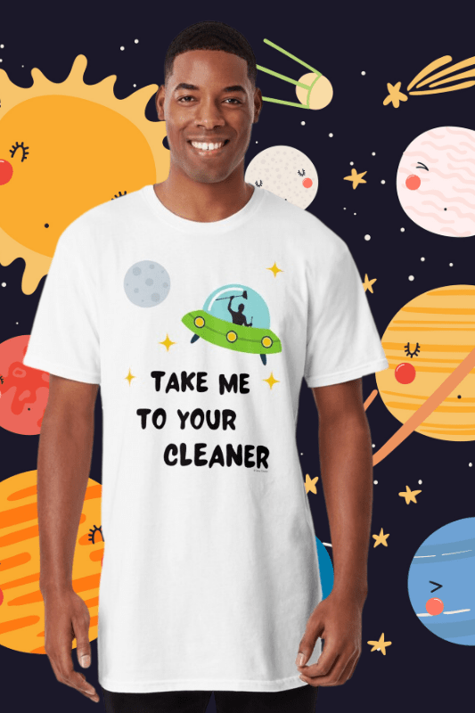 Take Me To Your Cleaner Savvy Cleaner Funny Cleaning Shirts Long Tee