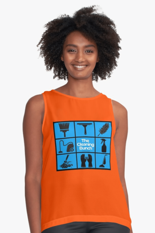 The Cleaning Bunch Savvy Cleaner Funny Cleaning Shirts Sleeveless Top