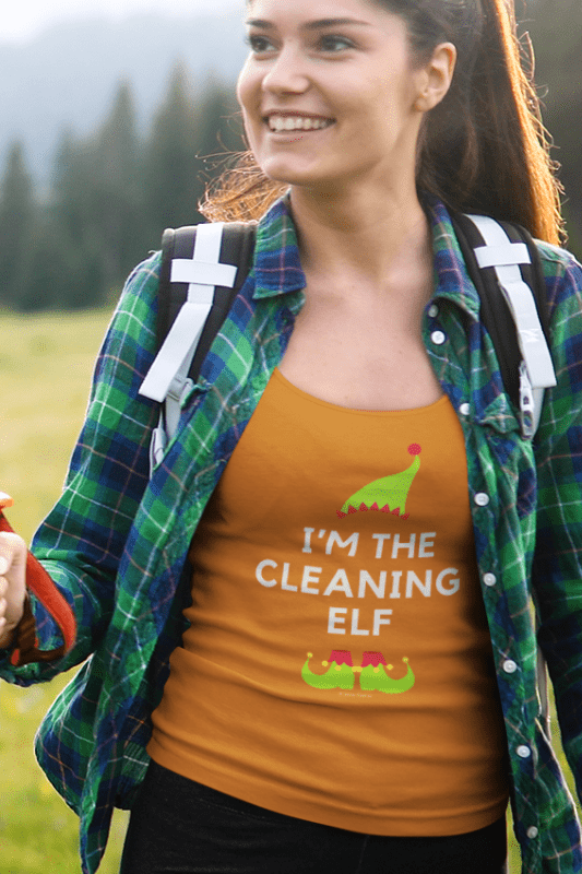 The Cleaning Elf, Savvy Cleaner Funny Cleaning Shirts, Classic Tank Top