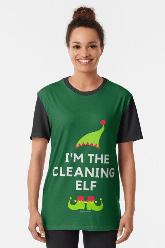 The Cleaning Elf, Savvy Cleaner Funny Cleaning Shirts, Graphic shirt
