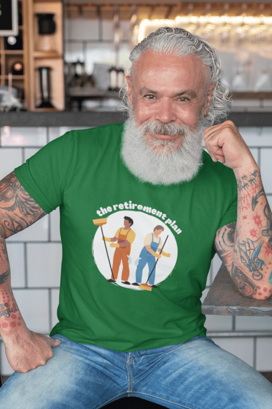 The Retirement Plan Savvy Cleaner Funny Cleaning Shirts Men's Standard T-Shirt