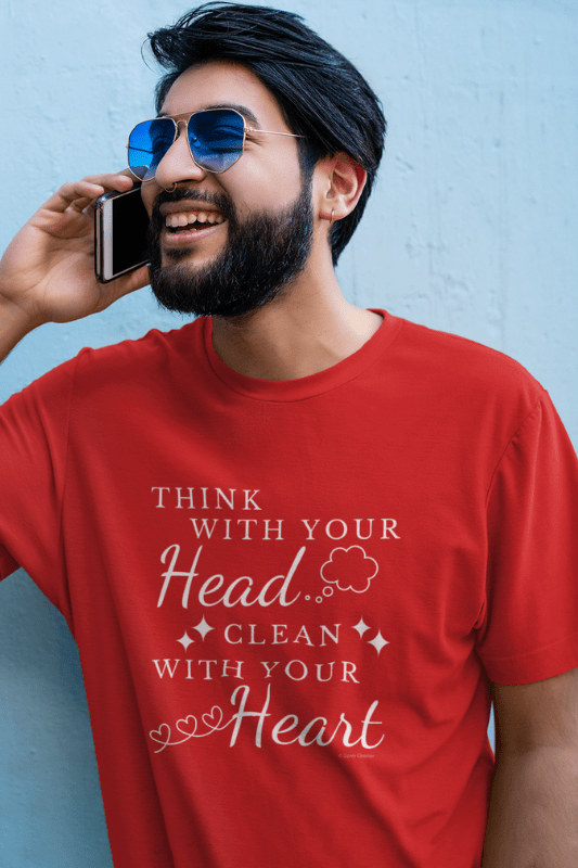 Think With Your Head Savvy Cleaner Funny Cleaning Shirts Comfort T-Shirt