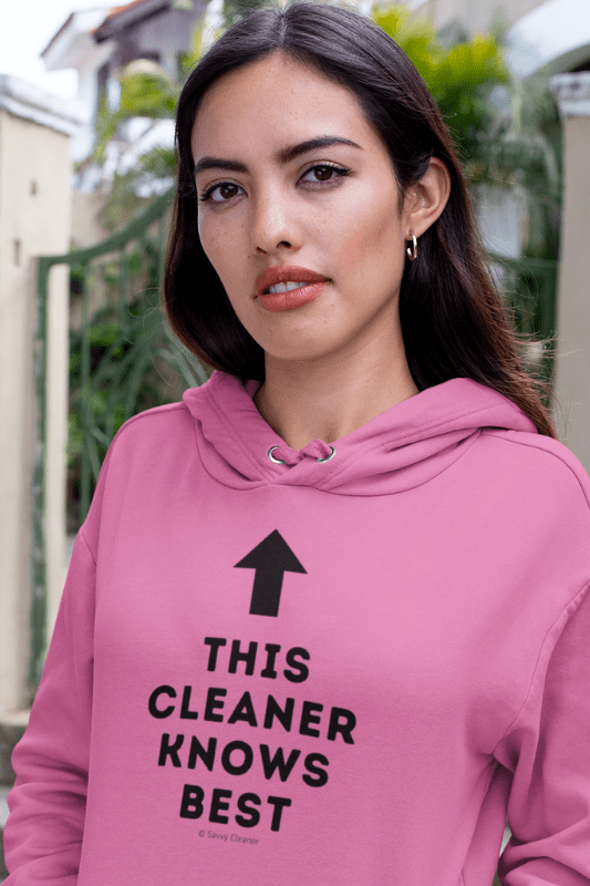 This Cleaner Knows Best, Savvy Cleaner Funny Cleaning Shirts, Classic Pullover Hoodie