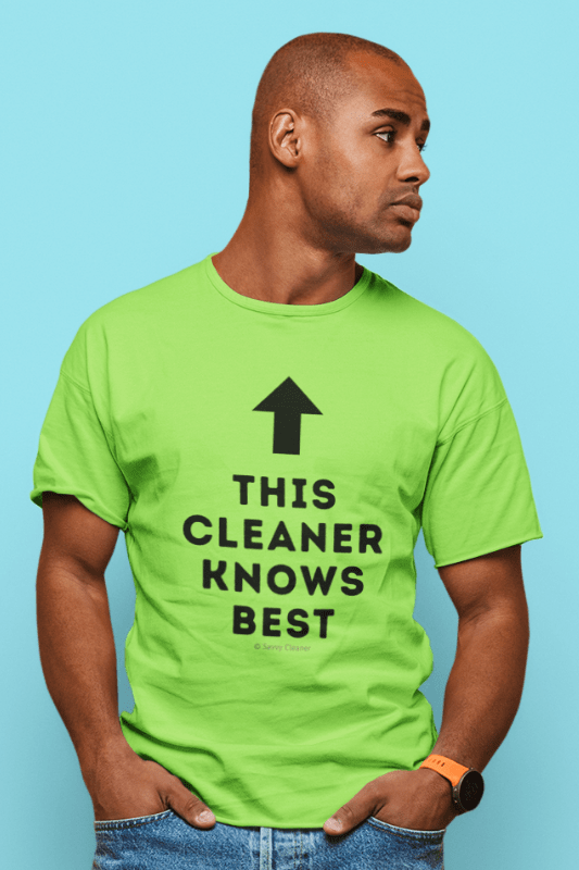 This Cleaner Knows Best, Savvy Cleaner Funny Cleaning Shirts, Classic T-Shirt