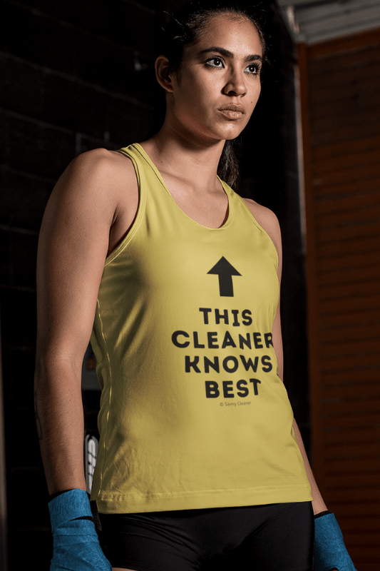 This Cleaner Knows Best, Savvy Cleaner Funny Cleaning Shirts, Classic Tank Top