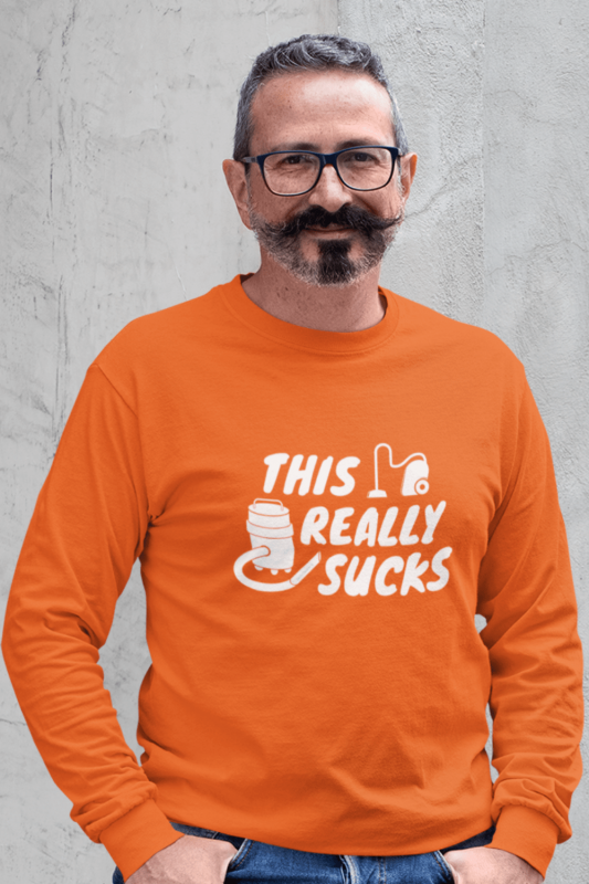 This Really Sucks Savvy Cleaner Funny Cleaning Shirts Classic Long Sleeve