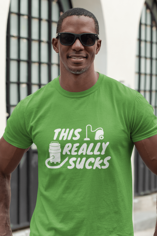 This Really Sucks Savvy Cleaner Funny Cleaning Shirts Men's Standard T-Shirt