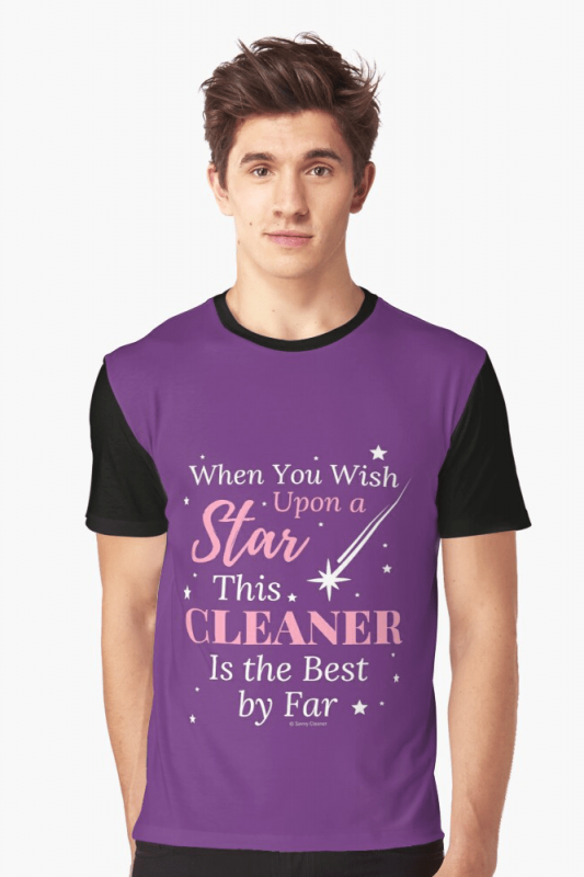 Upon A Star, Savvy Cleaner Funny Cleaning Shirts, Graphic shirt