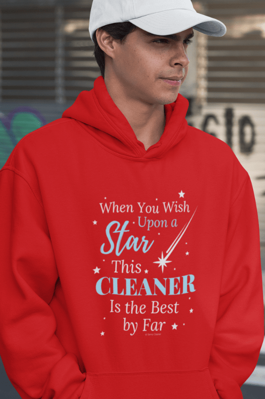 Upon a Star, Savvy Cleaner Funny Cleaning Shirts, Classic Pullover Hoodie
