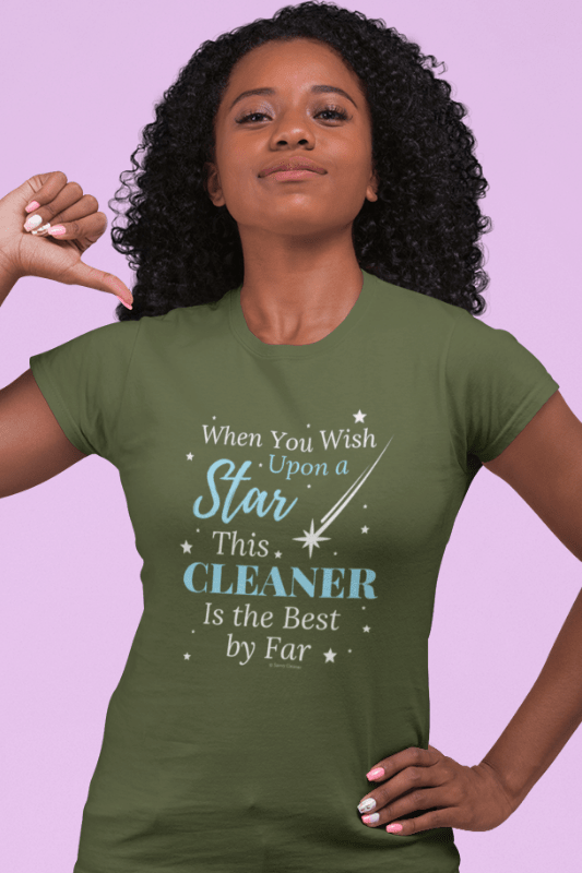 Upon a Star, Savvy Cleaner Funny Cleaning Shirts, Women's Triblend T-Shirt