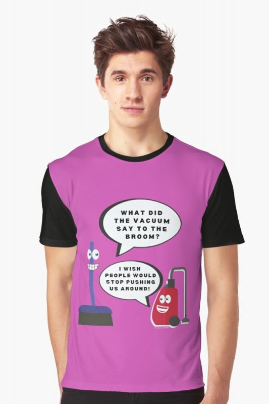 Vacuum Joke Savvy Cleaner Funny Cleaning Shirts Graphic Tee