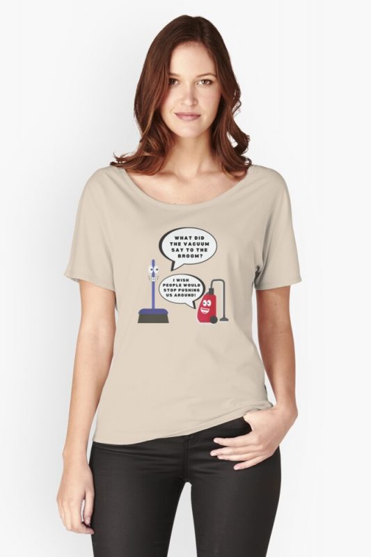 Vacuum Joke Savvy Cleaner Funny Cleaning Shirts Slouch Tee