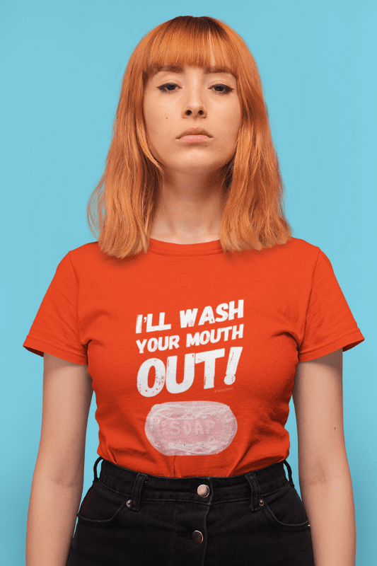 Wash Your Mouth Out Savvy Cleaner Funny Cleaning Shirt Classic T-Shirt