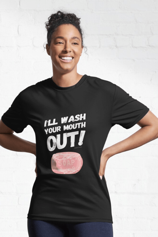 Wash Your Mouth Out Savvy Cleaner Funny Cleaning Shirts Classic Tee