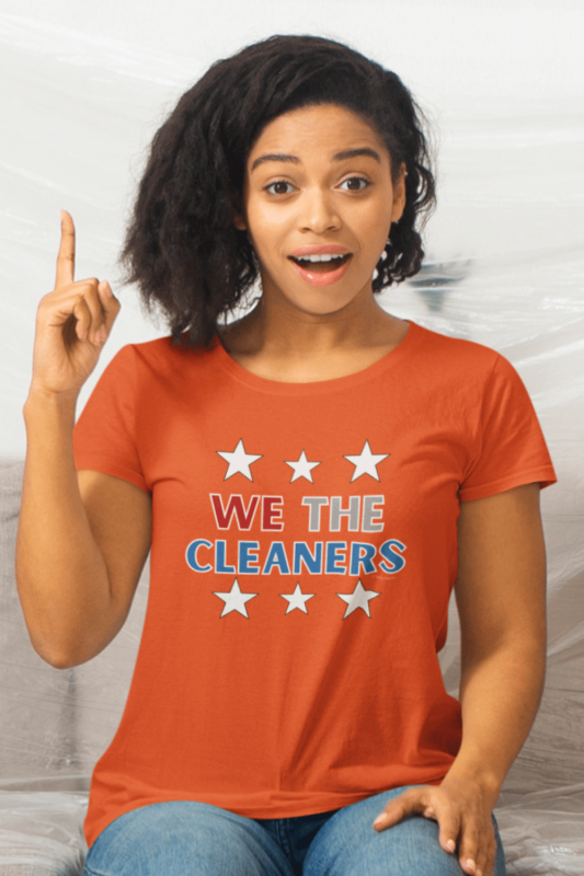 We the Cleaners Savvy Cleaner Funny Cleaning Shirts Women's Standard Tee