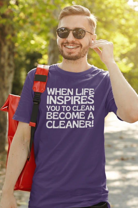 Old man at Cleaning Funny Cleaner Gift T-Shirt