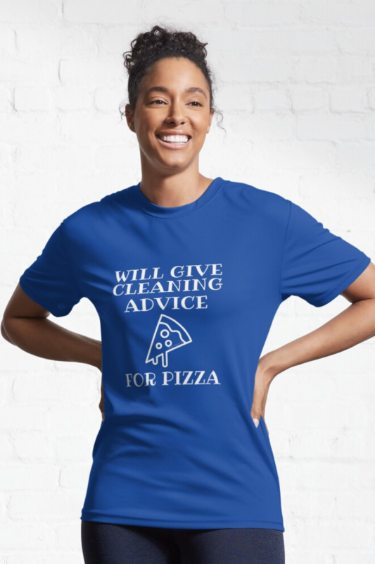 Will Give Cleaning Advice Savvy Cleaner Funny Cleaning Shirts Active Tee