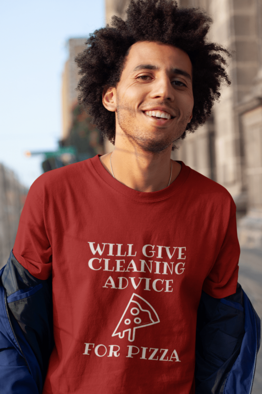 Will Give Cleaning Advice Savvy Cleaner Funny Cleaning Shirts Men's Standard T-Shirt