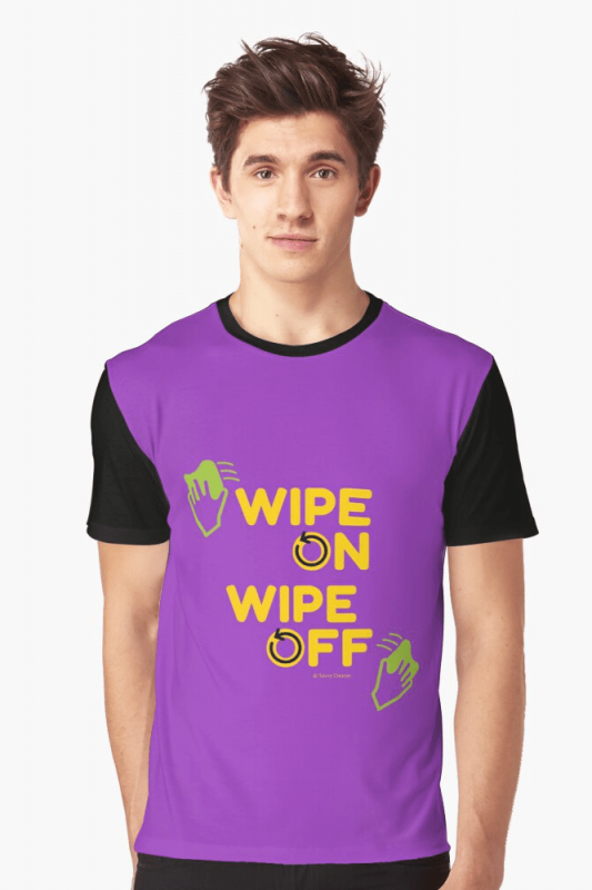 Wipe On Wipe Off, Savvy Cleaner Funny Cleaning Shirts, Graphic shirt
