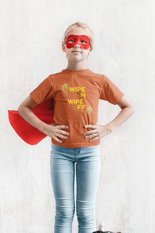 Wipe On Wipe Off, Savvy Cleaner Funny Cleaning Shirts, Kids Premium T-Shirt