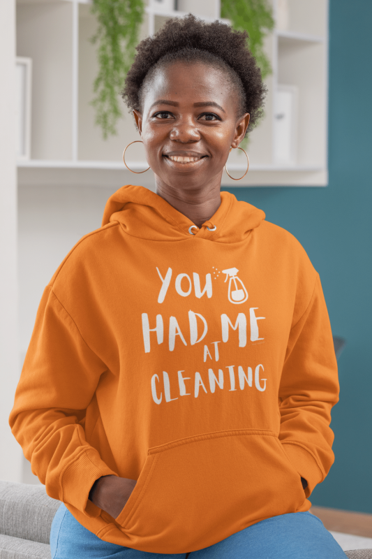 You Had Me at Cleaning Savvy Cleaner Funny Cleaning Shirts Classic Pullover Hoodie