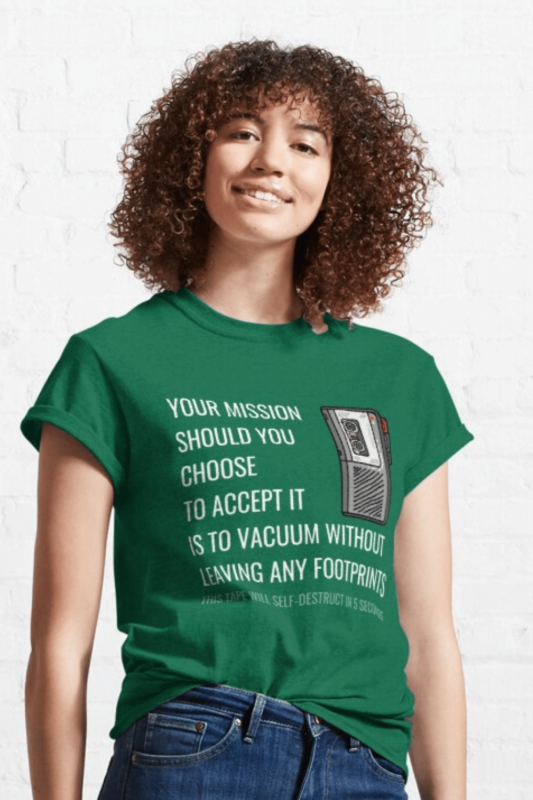 Your Mission Savvy Cleaner Funny Cleaning Shirts Classic T-Shirt