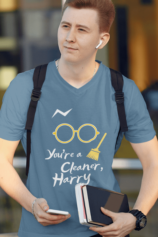 You're a Cleaner Harry Savvy Cleaner Funny Cleaning Shirts Premium V-Neck T-Shirt